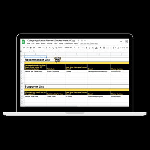 Digital College Application Planner/Tracker