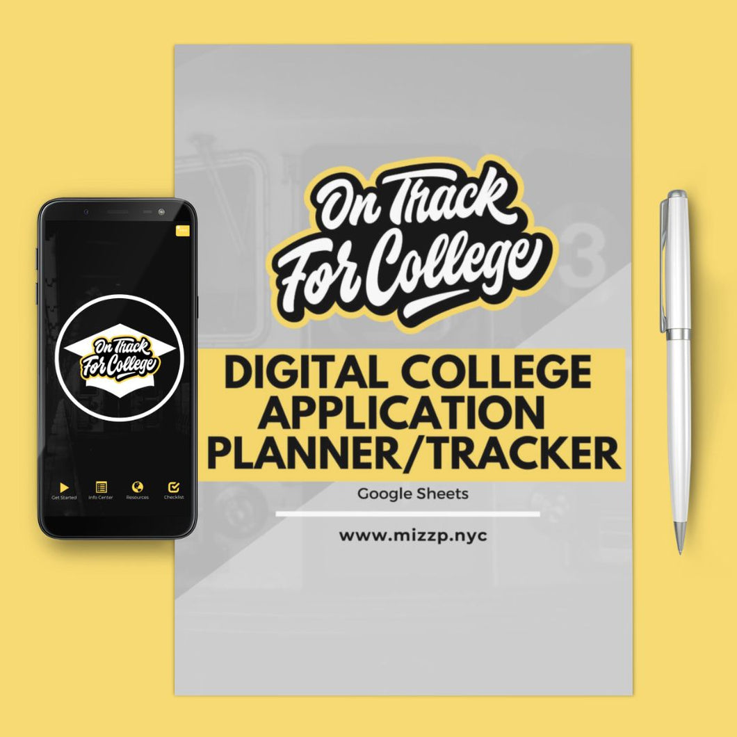 Digital College Application Planner/Tracker